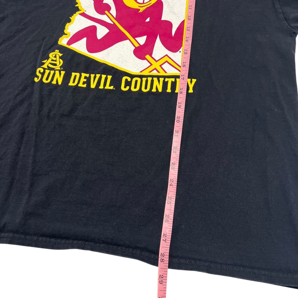 Arizona State University Men's Black T-Shirt Sparky Sun Devil Country Size XL - Picture 5 of 5
